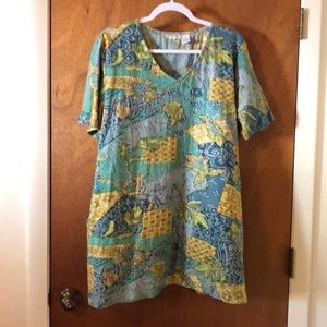 Coral Bay Tunic Top LG